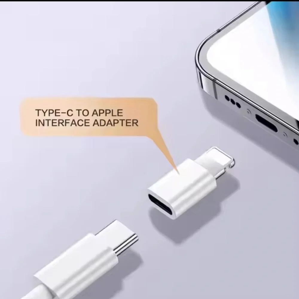 2 pack IOS Type-C OTG Adapter for iPhone 14 Pro Fast Charging Data Transfer